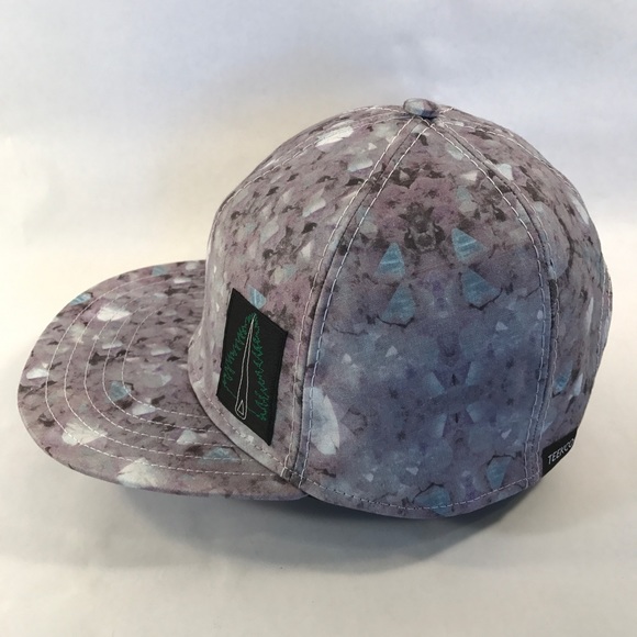 Quartz Crystal 6 Panel Flat Brim Hat main image 3