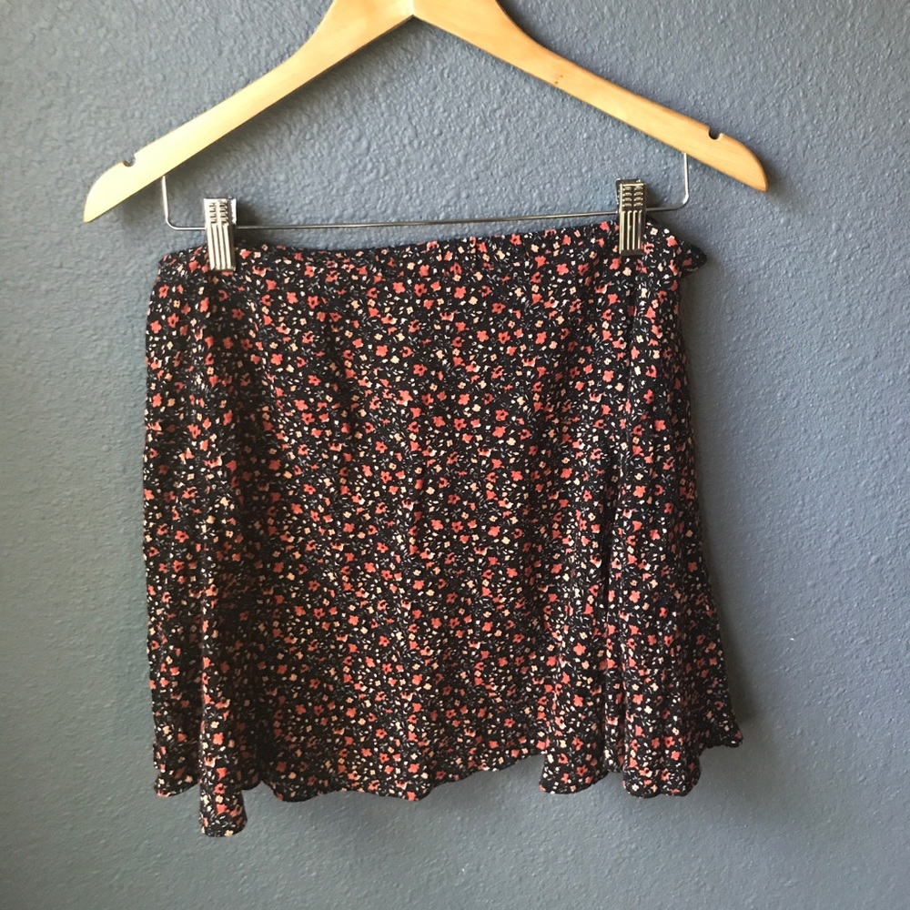 American Eagle floral skater skirt