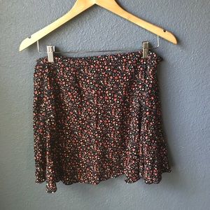 American Eagle floral skater skirt