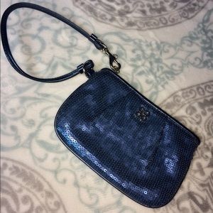 [COACH] Small Sequined Wristlet