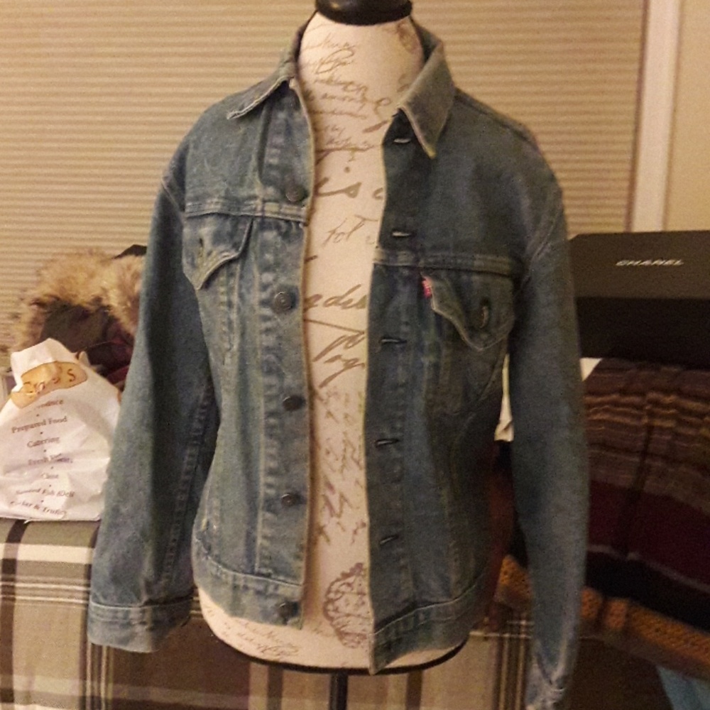Original Vintage 80"s Elvis Jean jacket - Picture 3 of 5