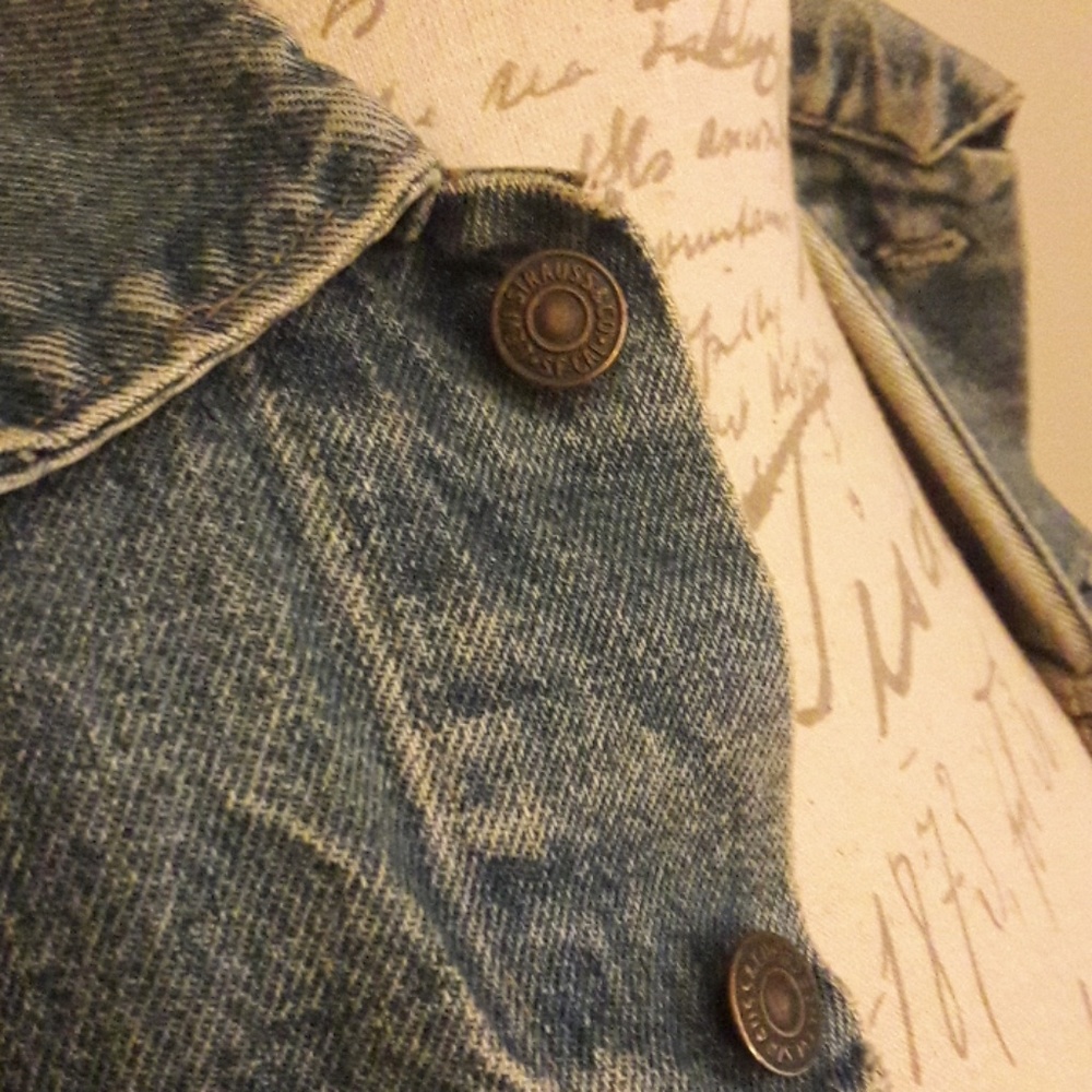 Original Vintage 80"s Elvis Jean jacket - Picture 5 of 5