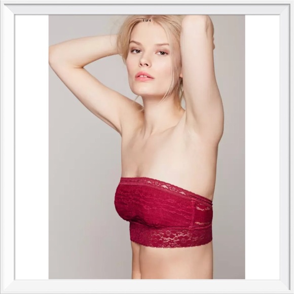 2 FOR $9 NWT Free People Boysenberry L Bandeau - Picture 2 of 3
