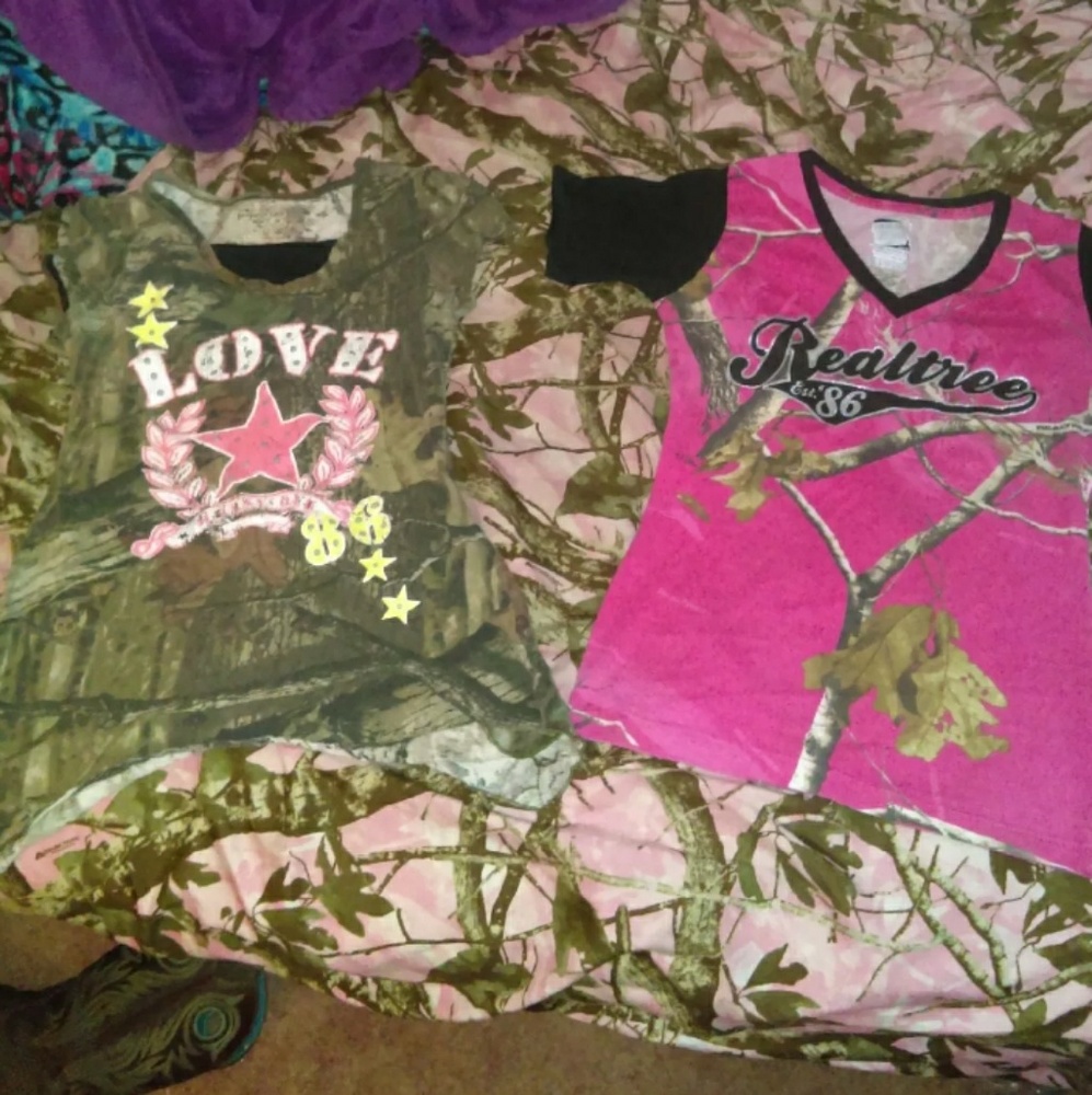 Women's camo shirt bundle
