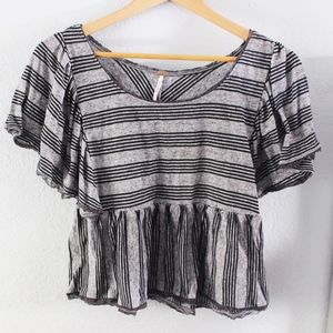 Free People Cute Striped Top