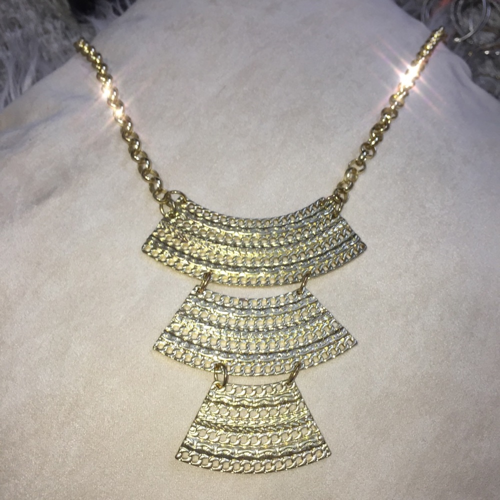 Gorgeous Gold Statement Necklace