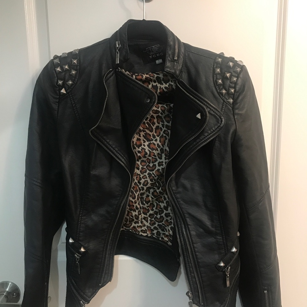 Biker studded jacket !!