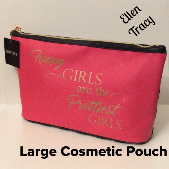 💕NWT💕 Ellen Tracy Large Cosmetic Pouch - Picture 4 of 4