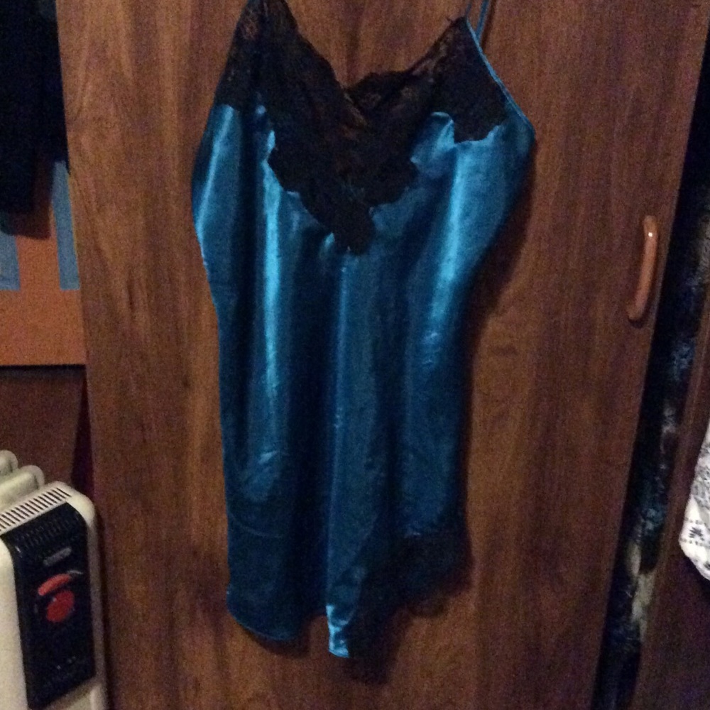 Teal blue and black VS nighty