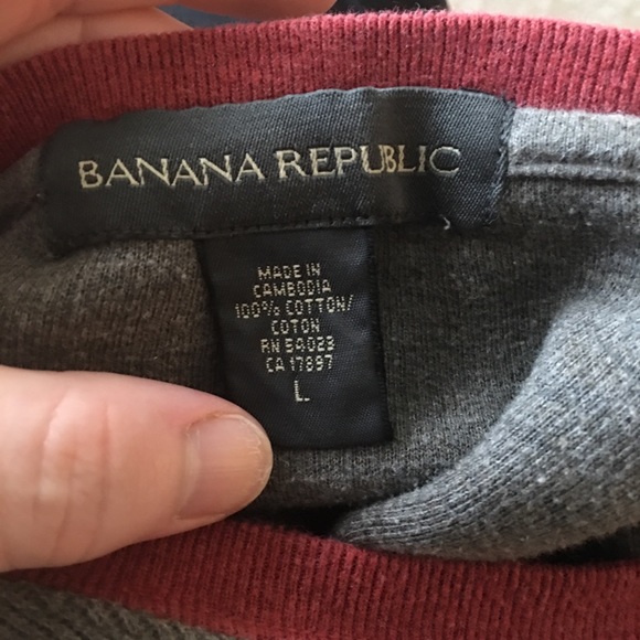 Men’s Large Banana Republic Crewneck Sweater - Picture 3 of 3