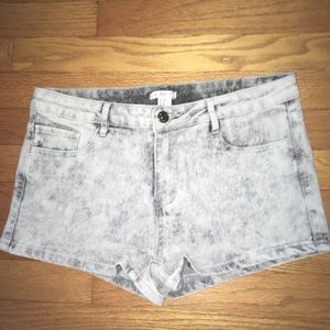 Gray Marled Forever 21 jean shorts