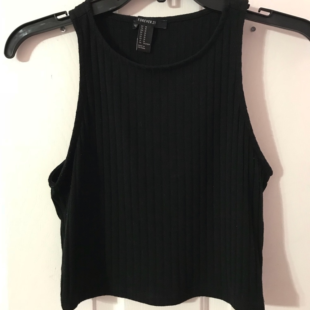 Forever 21 Black Crop Top