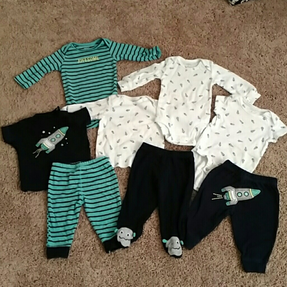 Carter's 8 piece complete mix and match outfit