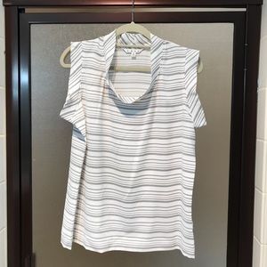 CaBi, Black and White top, Medium.