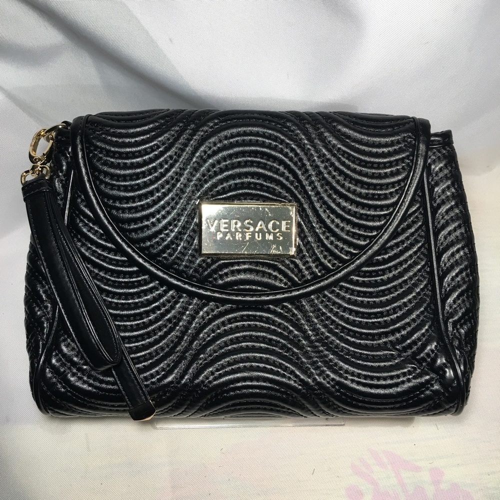 NEW Versace Parfums wristlet handbag