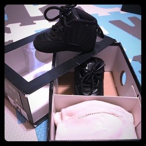 Black Jordan 12 size 2c