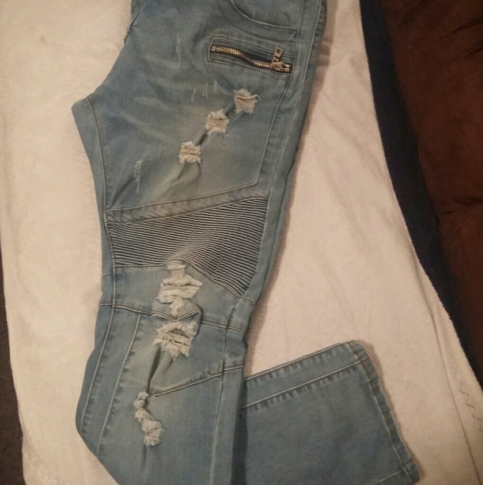 A pair off Balmain jeans