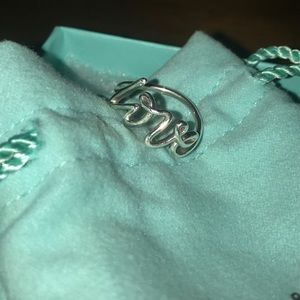Tiffany & Co. Jewelry - Tiffany Love Ring - Graffiti - Sterling Silver - 7 Tiffany & Co. Jewelry - Tiffany Love Ring - Graffiti - Sterling Silver - 7