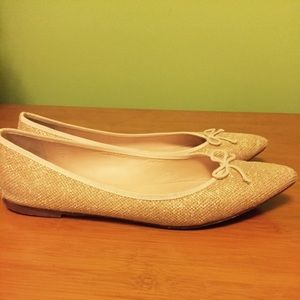 J Crew Gemma glitter flats