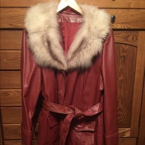 Vintage Leather Coat