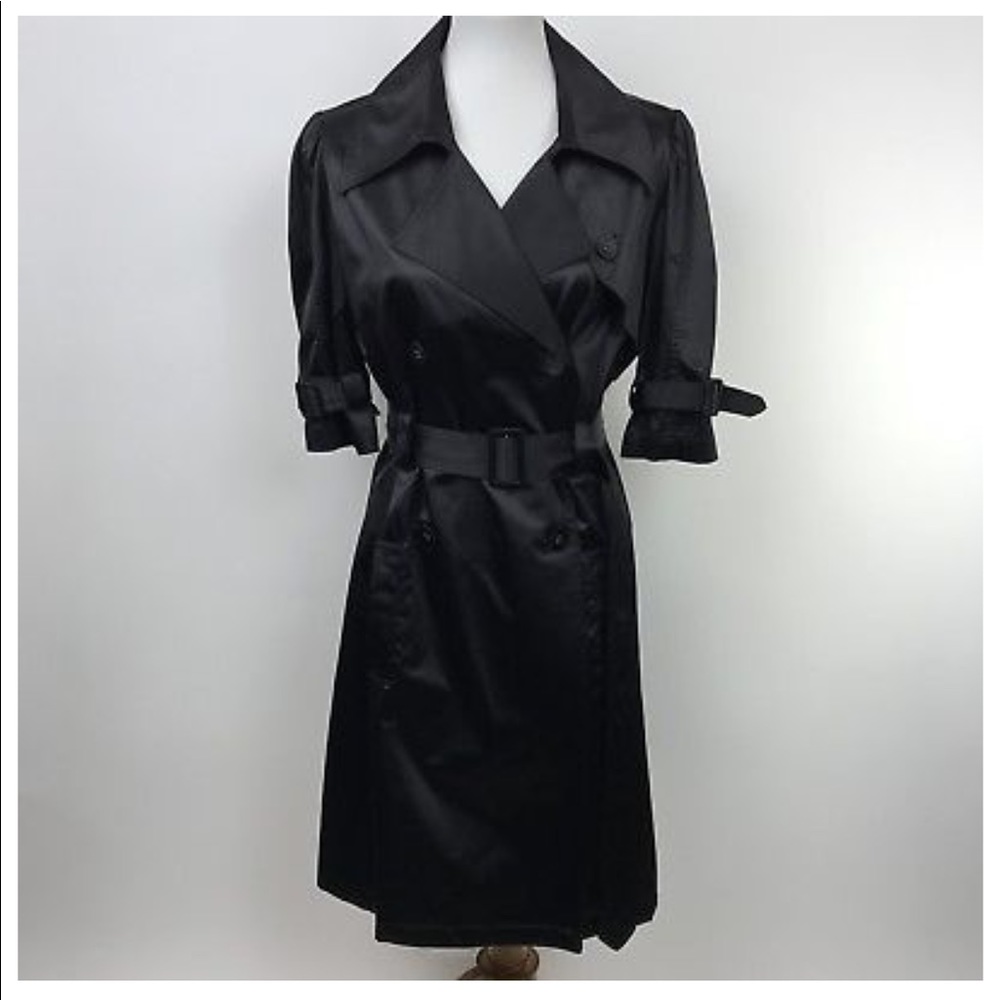 Elle short sleeve trench coat