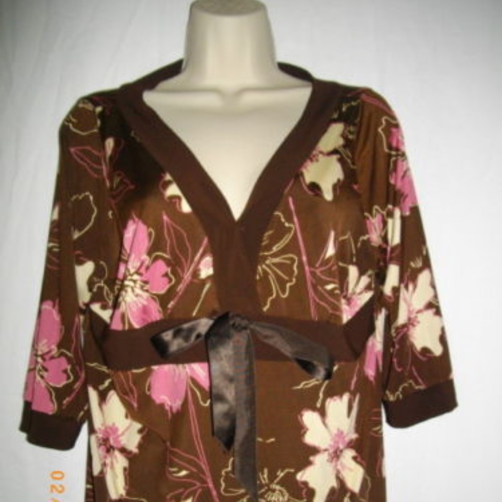 Multicolored Celine by Champion L Kimono Blouse - Picture 2 of 5