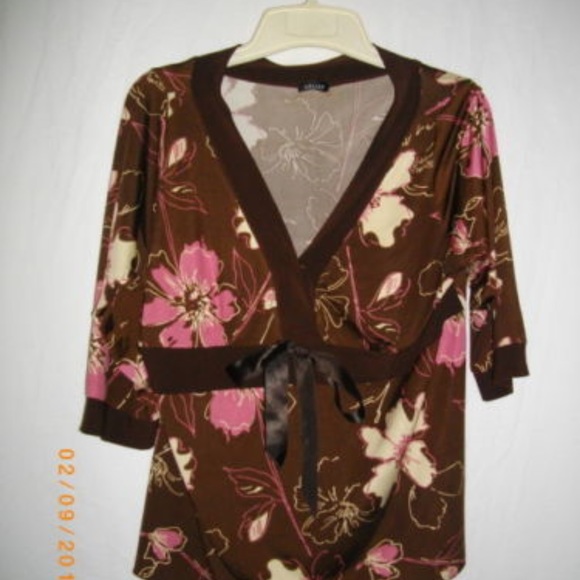Multicolored Celine by Champion L Kimono Blouse - Picture 5 of 5
