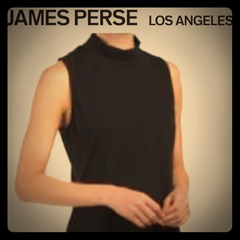 James Perse black sleeveless top - sz sm (2)