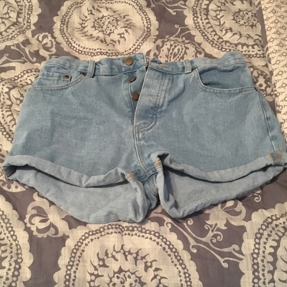High waisted shorts