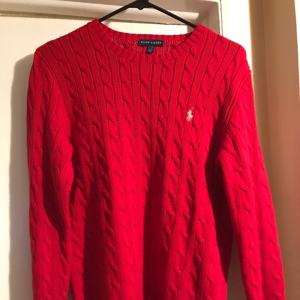 Women's XL Cable Knit Ralph Lauren sweater