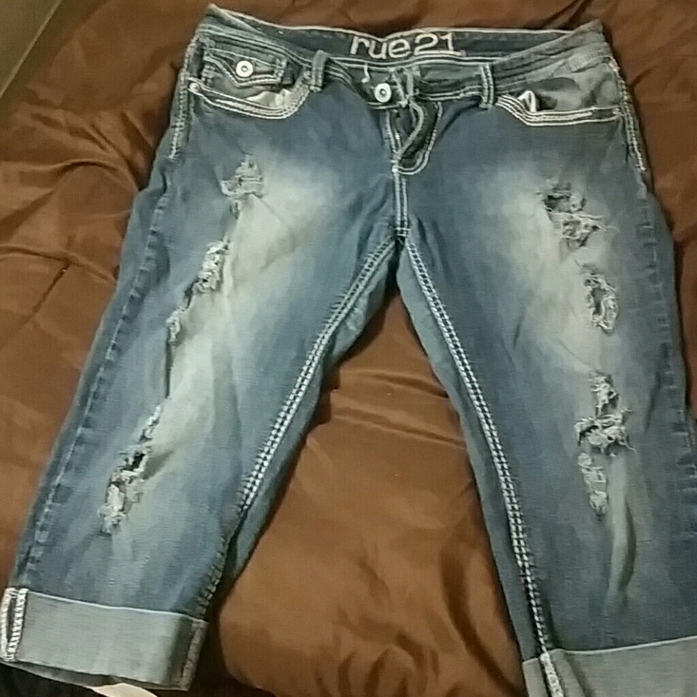 Cute cropped jeans