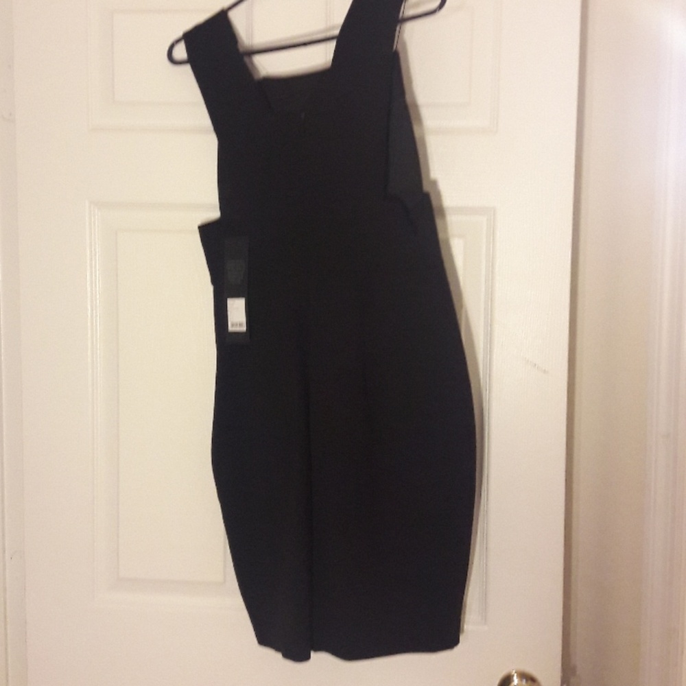 Sold out everywhere! AQAQ Black Midi Dress