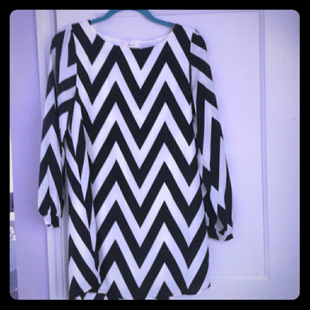 Everly Chevron Dress