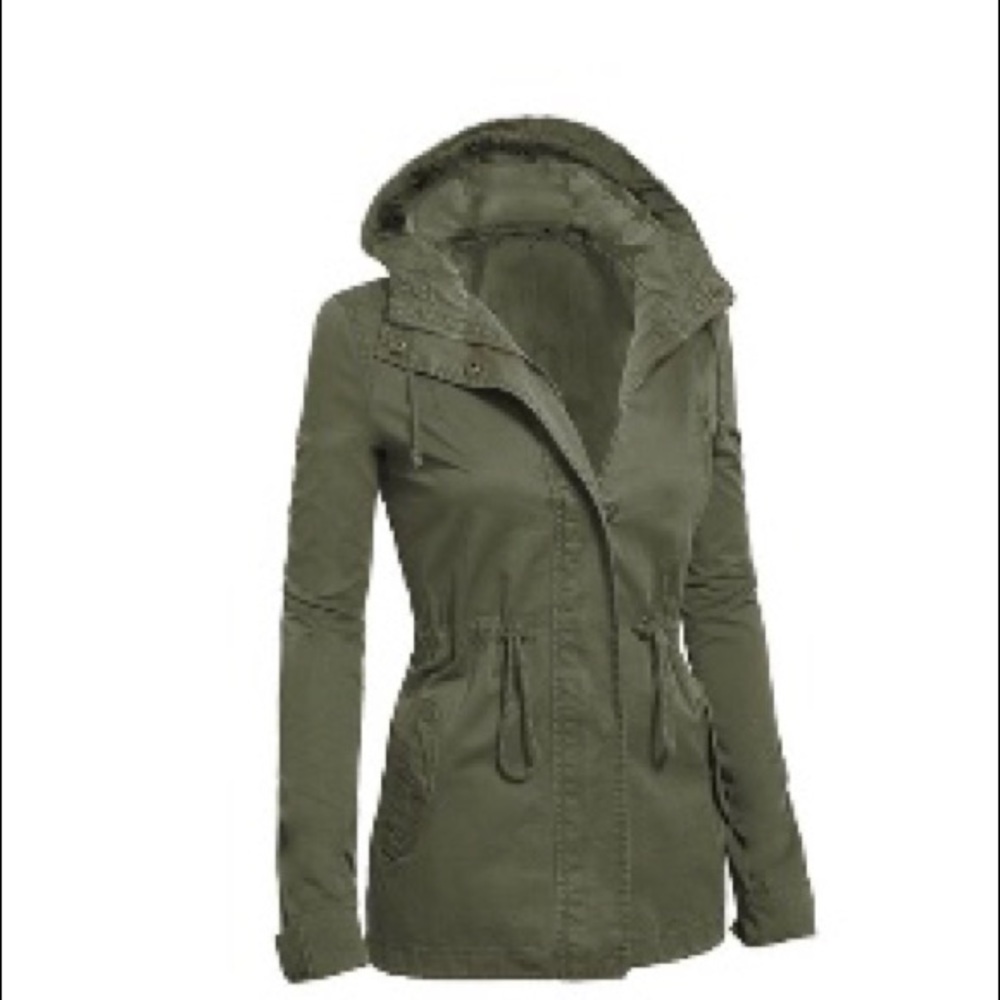 Khaki green jacket size Xl. Super cute fall Jacket