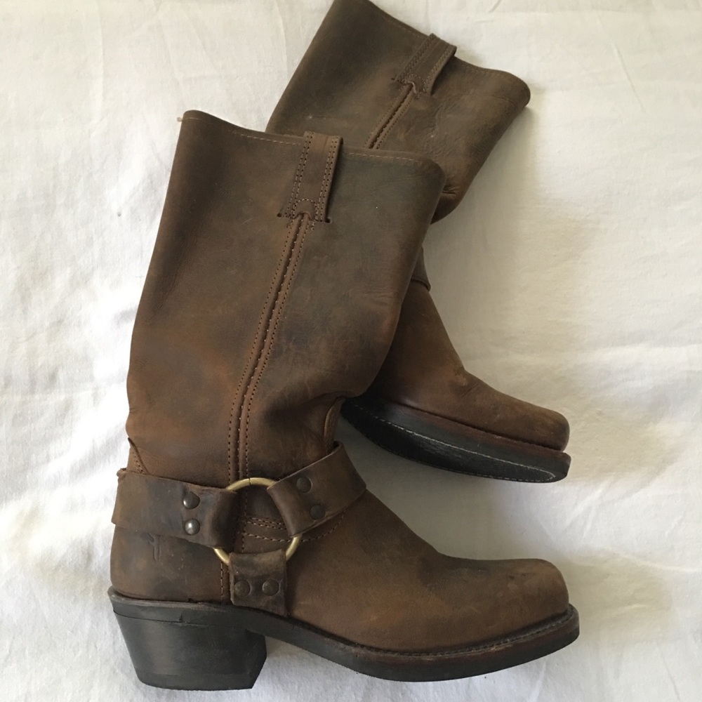 Brown Leather Frye Boots