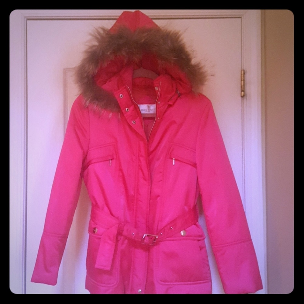 Eden Rose Pink Nylon Jacket Size 0