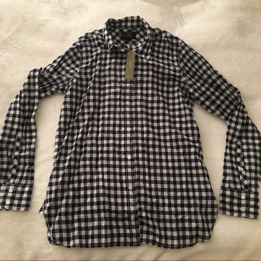J.Crew plaid button down