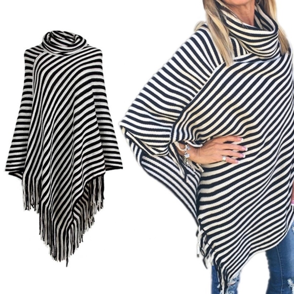 Trend Setter Diva Boutique Jackets & Blazers - New Fringe Poncho!