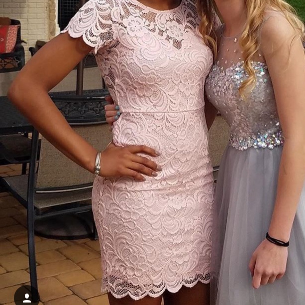 Lace Homecoming Dress