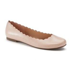 Blush Lauren Conrad Scalloped Flats