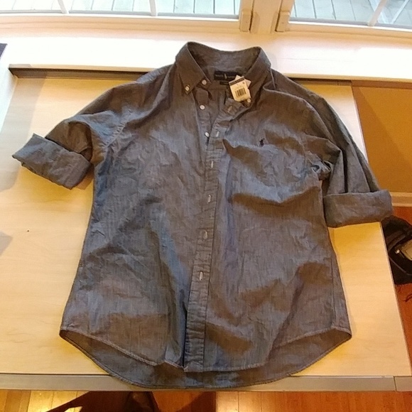 Ralph Lauren Blue Label Other - Ralph Lauren slim fit gray XL / TG BUTTON UP SHIRT