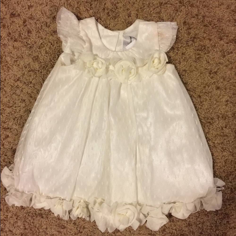 Cream Dress with Rose bodice