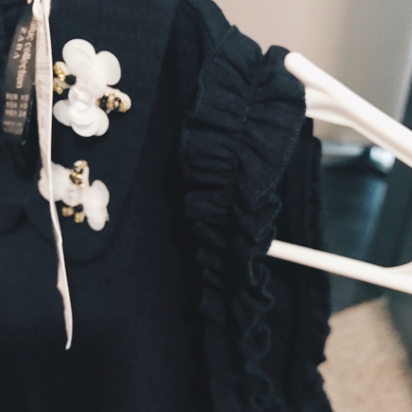 NWT ZARA Tailored dress in Navy - Picture 5 of 8