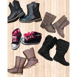 Girls boots and high tops