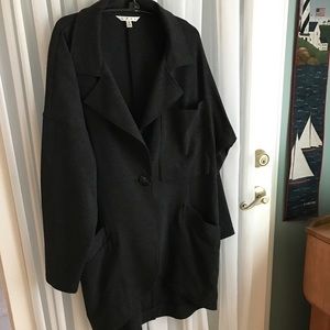 Cabi Ponte Knit jacket. Grey unstructured