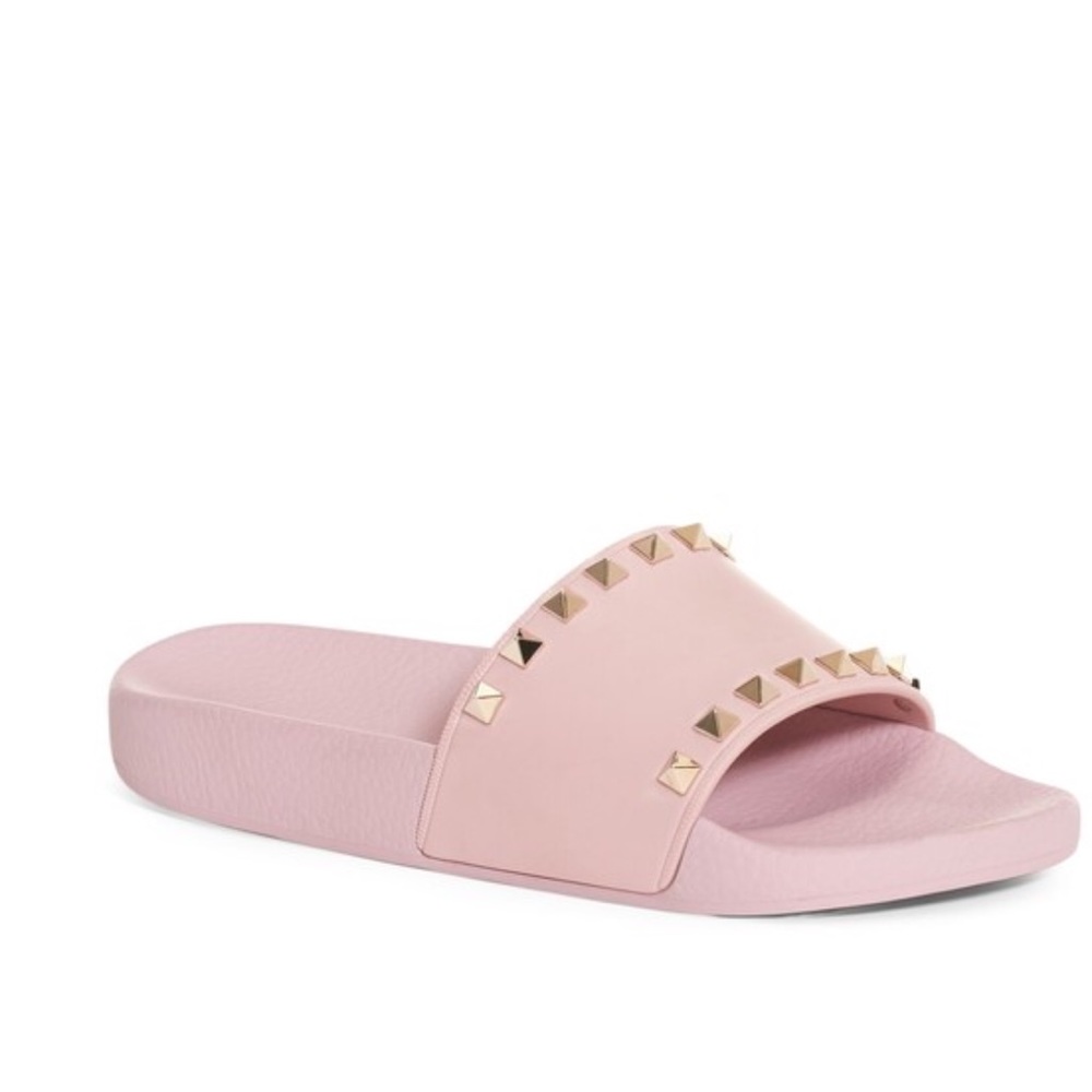 Authentic Valentino Garavani Rockstud slide sandal