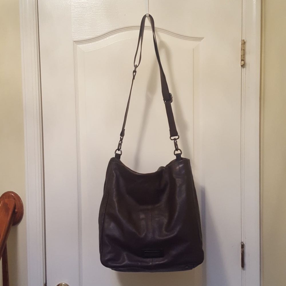 COSTUME NATIONAL C N C Brown Leather Handbag