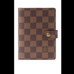 Louis Vuitton vintage Damier Ebene agenda PM