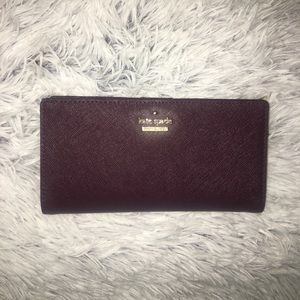 Kate Spade Cameron Street Stacy Plum Wallet!