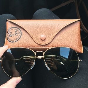 55mm rayban aviators